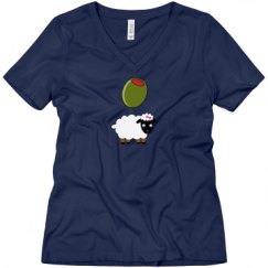 Ladies Relaxed Fit V-Neck Tee