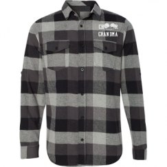 Unisex Long Sleeve Plaid Flannel Shirt