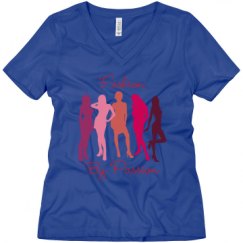 Ladies Relaxed Fit V-Neck Tee