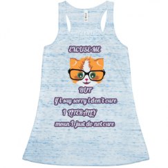 Ladies Flowy Racerback Tank