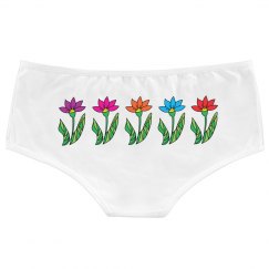 Rainbow Flowers Pantie