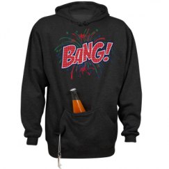 Unisex Beer Holder Tailgate Hoodie