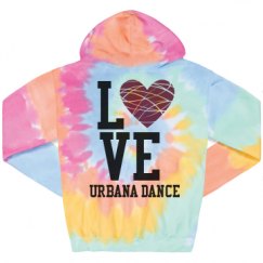 Unisex Tie-Dye Fleece Hoodie