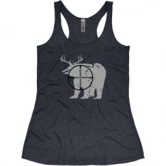 Ladies Slim Fit Super Soft Racerback Triblend Tank