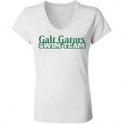 Ladies Slim Fit V-Neck Jersey Tee