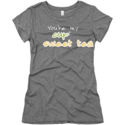 Ladies Slim Fit Super Soft Triblend Tee