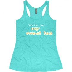 Ladies Slim Fit Super Soft Racerback Triblend Tank