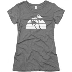 Ladies Slim Fit Super Soft Triblend Tee