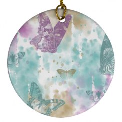 Porcelain Circle Ornament