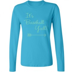 Ladies Relaxed Fit Basic Long Sleeve Tee