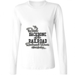 Ladies Relaxed Fit Basic Long Sleeve Tee