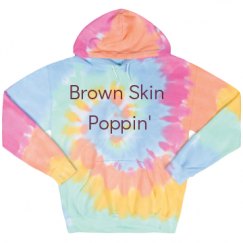 Unisex Tie-Dye Fleece Hoodie