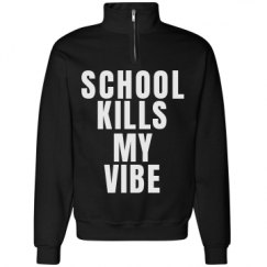 Unisex Cadet Collar Sweatshirt