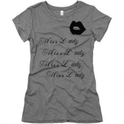 Ladies Slim Fit Super Soft Triblend Tee