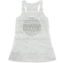 Ladies Flowy Racerback Tank