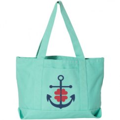 Seaside Cotton Canvas Pigment-Dyed Boat Tote Bag