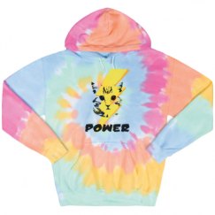 Unisex Tie-Dye Fleece Hoodie