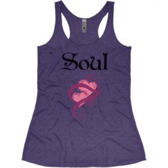 Ladies Slim Fit Super Soft Racerback Triblend Tank