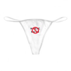 Basic White Thong Underwear