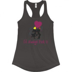 Ladies Slim Fit Racerback Tank Top