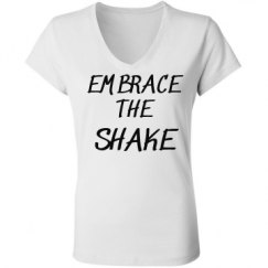 Ladies Slim Fit V-Neck Jersey Tee