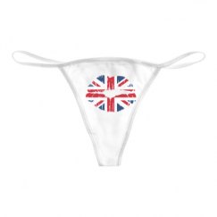 Basic White Thong Underwear