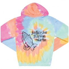 Unisex Tie-Dye Fleece Hoodie