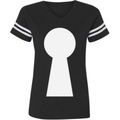 Ladies Relaxed Fit Vintage Sports Tee