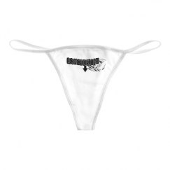 Basic White Thong Underwear