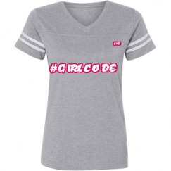 Ladies Relaxed Fit Vintage Sports Tee