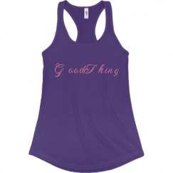 Ladies Slim Fit Racerback Tank Top