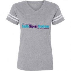 Ladies Relaxed Fit Vintage Sports Tee