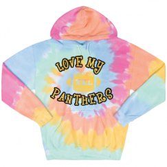 Unisex Tie-Dye Fleece Hoodie