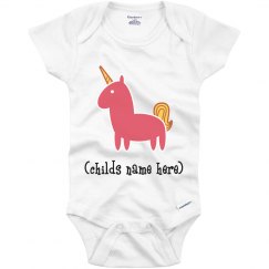 baby unicorn onesie