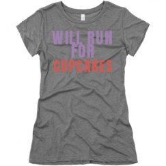 Ladies Slim Fit Super Soft Triblend Tee