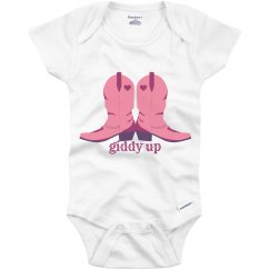 Cowgirl Boots Onesie