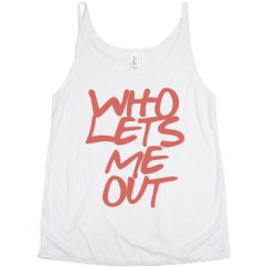 Ladies Flowy Slouchy Tank