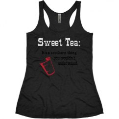 Ladies Slim Fit Super Soft Racerback Triblend Tank