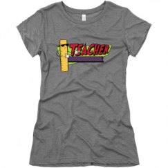 Ladies Slim Fit Super Soft Triblend Tee