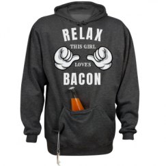 Unisex Beer Holder Tailgate Hoodie