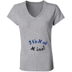 Ladies Slim Fit V-Neck Jersey Tee