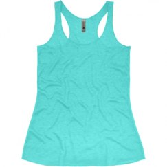 Ladies Slim Fit Super Soft Racerback Triblend Tank