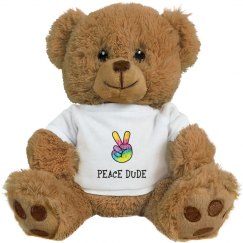 Peace Dude - Teddy Bear