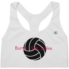 Volleyball sports bra