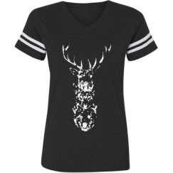 Ladies Relaxed Fit Vintage Sports Tee