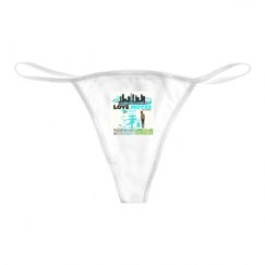 Basic White Thong Underwear