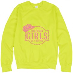 Unisex Neon Crewneck Sweatshirt