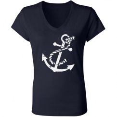 Ladies Slim Fit V-Neck Jersey Tee