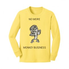 Youth Midweight Cotton Long Sleeve Tee