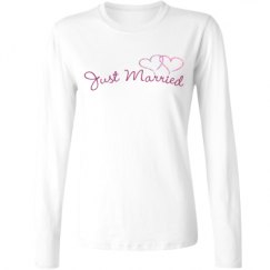 Ladies Relaxed Fit Basic Long Sleeve Tee